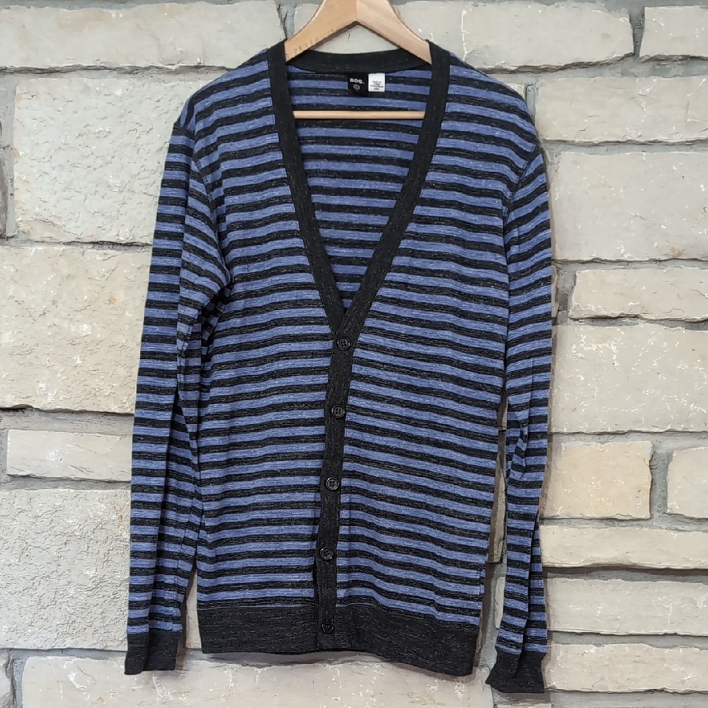 BDG Men's Striped Cardigan